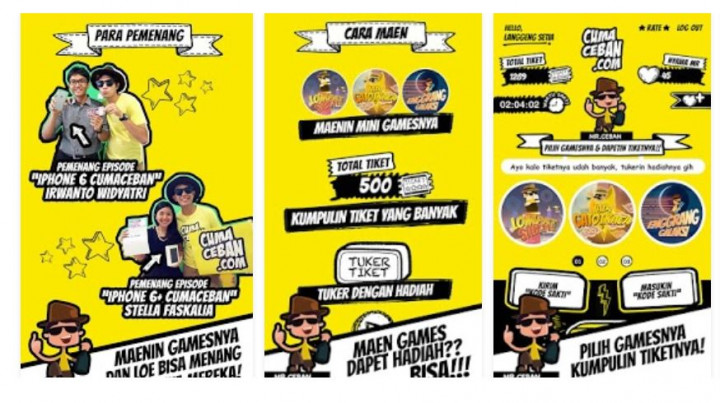 Cumaceban.com, Game Lokal yang Tawarkan Hadiah Nyata