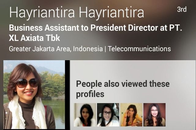 Asisten Presiden Direktur XL Axiata, Hayriantira alias Rian. (Foto: LinkedIn)