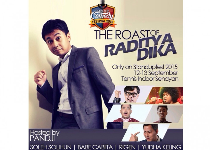 Ada Raditya Dika di Stand Up Comedy Festival 2015 
