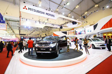 Mitsubishi Motors dan Ford jadi Favorit <i>Booth</i> Area Sedang dan Kecil 