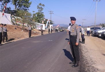 587 Personel Polda Jabar Amankan Penggenangan Waduk Jatigede
