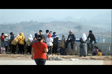 Dua Hari Penggenangan, Waduk Jatigede Jadi Tempat Wisata Dadakan