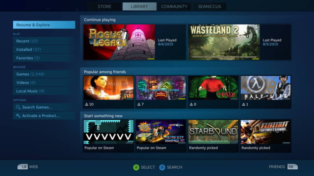 Valve akan Ubah Tampilan Steam Big Picture 