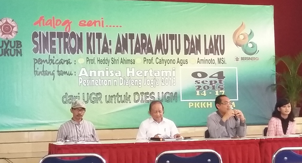 Diskusi soal sinetron di UGM. Foto: MTVN/Mustaqim