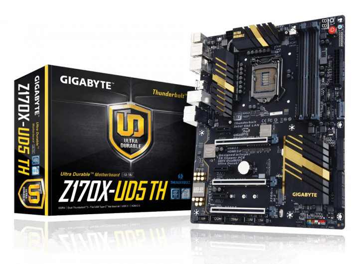 GIGABYTE Z170X-UD5 TH, Motherboard Pertama yang Dukung Thunderbolt 3