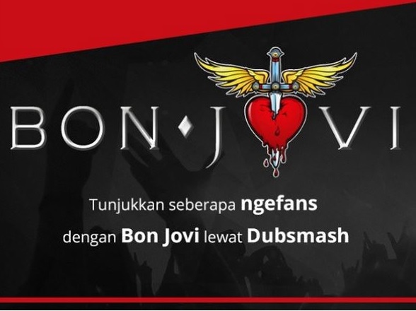 Anda dapat mendapatkan tiket Bon Jovi dengan mengikuti kontes dubsmash Metro TV di Instagram.