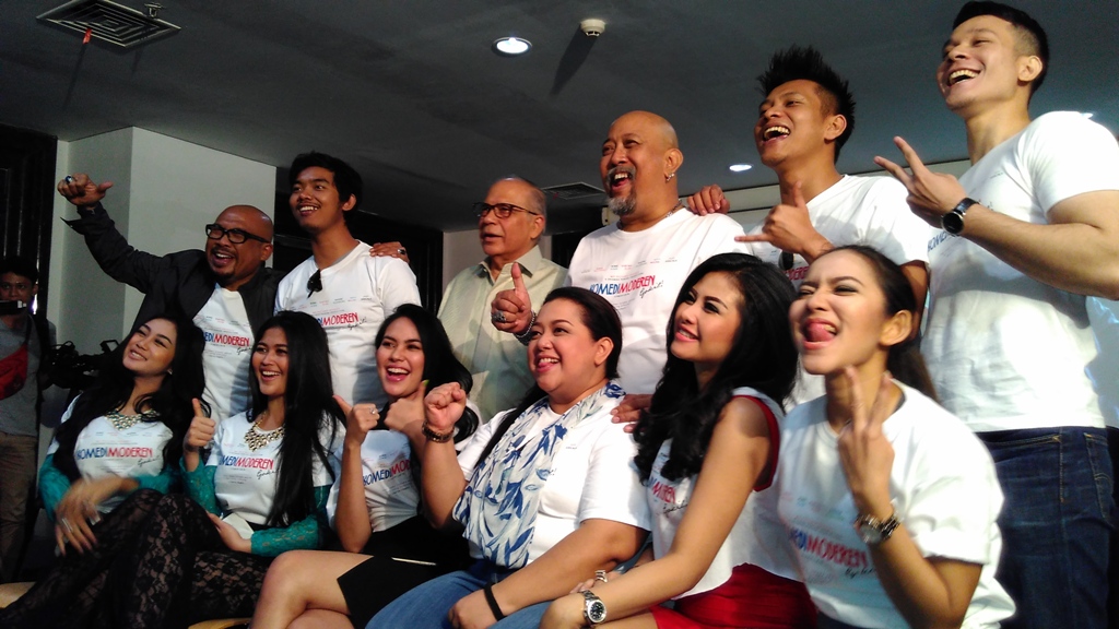 Pemeran Film Komedi Moderen Gokil (Foto: Metrotvnews.com / Putu Radar Bahurekso)