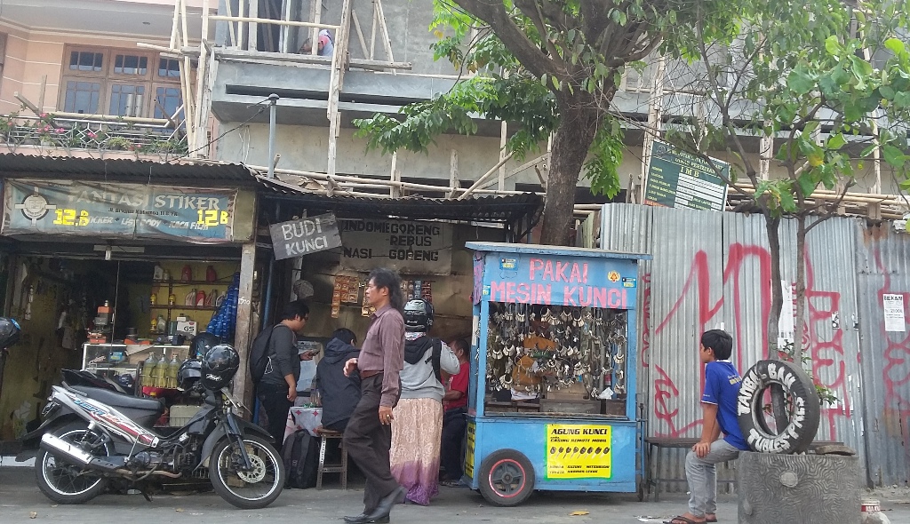  Lokasi usaha Budiono serta empat orang rekannya di Jalan Brigjen Katamso, Kota Yogyakarta. Foto-foto: MTVN/Mustaqim