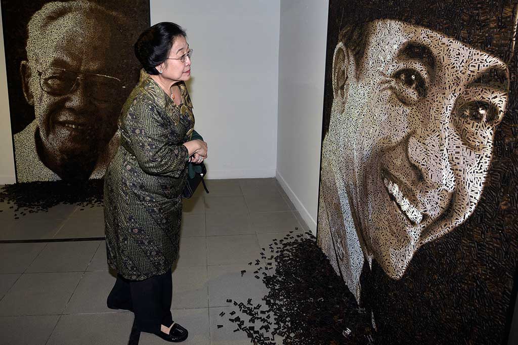 Megawati Buka Pameran Lukisan 'Java Script'