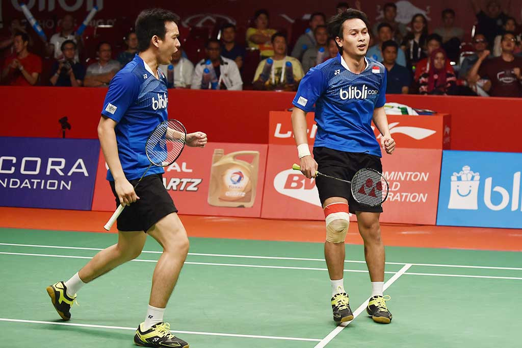 Tumbangkan Ganda Rusia,  Hendra/Ahsan Jejak Perempatfinal