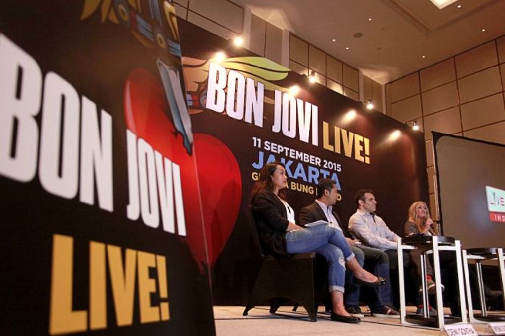 Press conference on Bon Jovi concert (Photo: Antara)