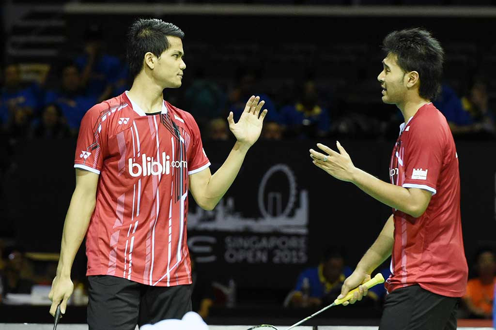 Tumbangkan Ganda Malaysia, Angga/Ricky ke Semifinal