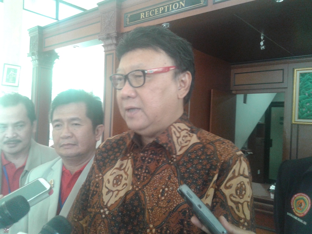 Menteri Dalam negeri Tjahjo Kumolo. Foto: MTVN/Eko Noordiansyah.