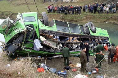 Tumpahan Minuman Picu Kecelakaan di Tiongkok, 12 Tewas