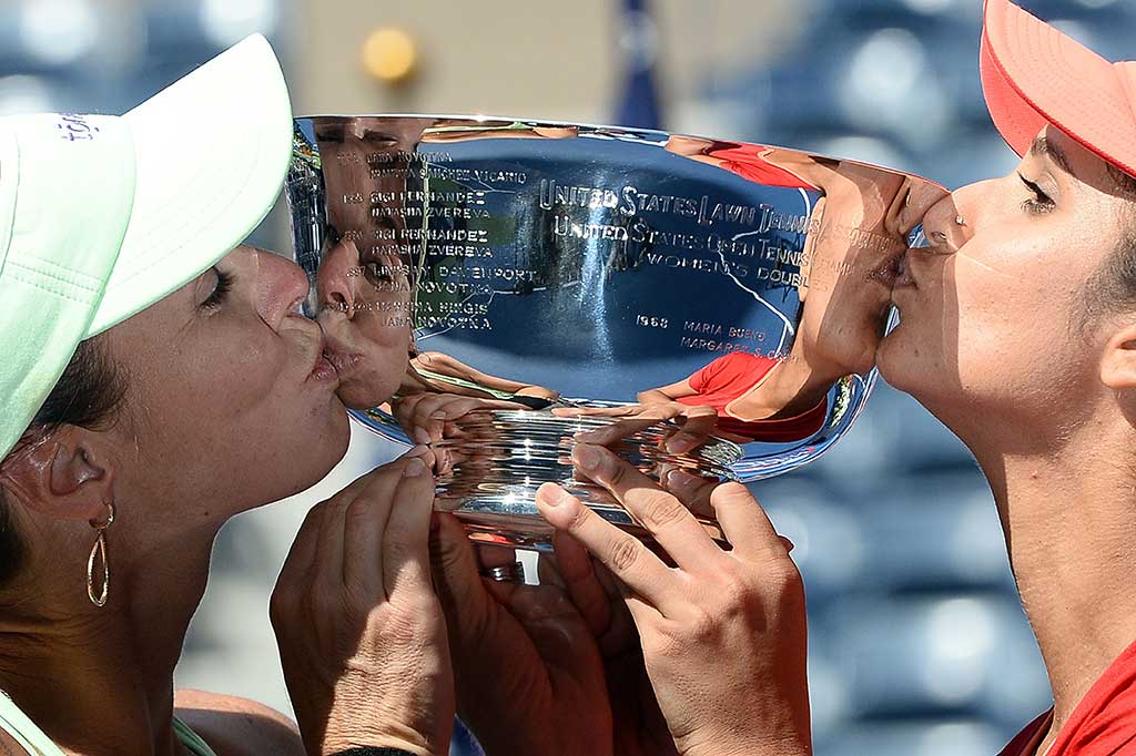 Hingis-Mirza Rebut Mahkota Ganda Putri AS Terbuka
