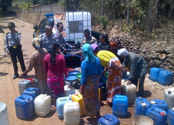 Tak Ada Bantuan Pemkab, Korban Kekeringan Harapkan Polisi