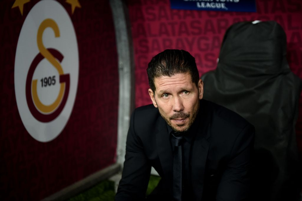 Pelatih Atletico Madrid Diego Simeone. (AFP PHOTO / OZAN KOSE)