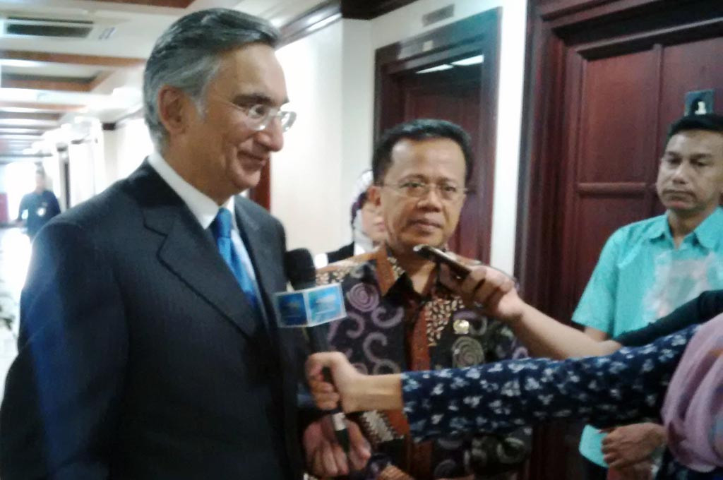 Duta Besar Pakistan Muhammad Aqil Nadeem -- MTVN/Anggitondi Martaon