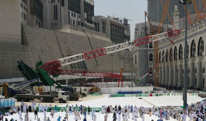 Satu Korban Robohnya Crane di Mekkah Belum Terindentifikasi