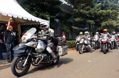 Kang JJ Akhiri Misi `Ride for Peace` di Jakarta 