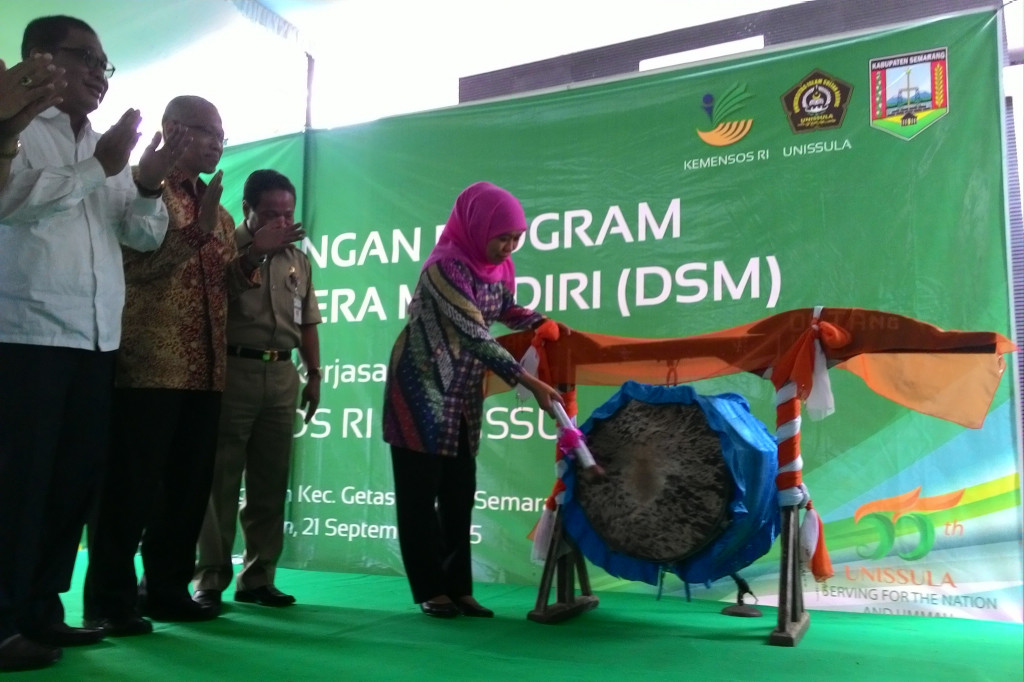 Khofifah Indar Parawansa launching program DSM. Foto: MTVN/Ilham Wibowo