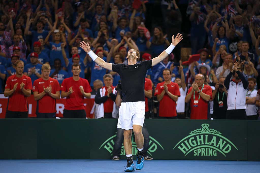 Murray Bawa Inggris ke Final Piala Davis