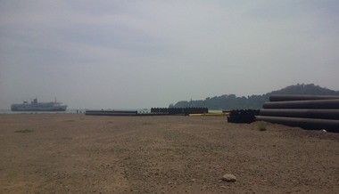 Dermaga VI Pelabuhan Merak Mangkrak