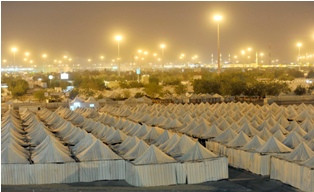 Hari Arafah Diwarnai Insiden Tenda Roboh