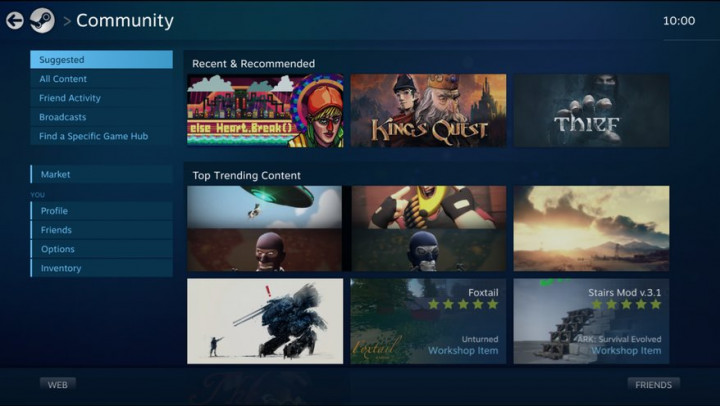 Valve Hadirkan Update untuk Tampilan Steam Big Picture 