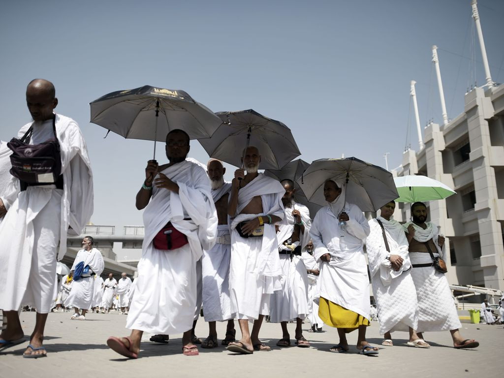 Jemaah haji di Mina. AFP