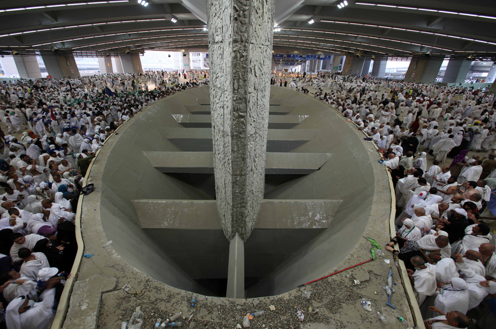 Jemaah Haji Jumrah----MI/Adam Dwi