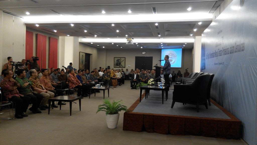 Bedah buku di Kantor CSIS, Jalan Tanah Abang III, Jakarta Pusat, Senin (29/9/2015). Foto: Yogi Bayu Aji/MTVN