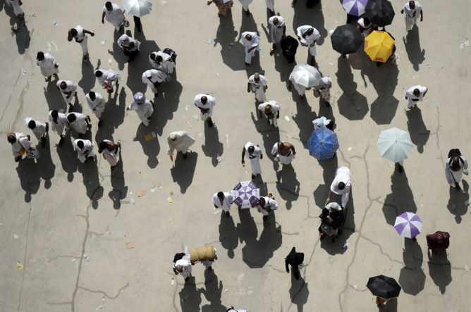 Jemaah Haji di Mina-----AFP/ M Al Shaikh