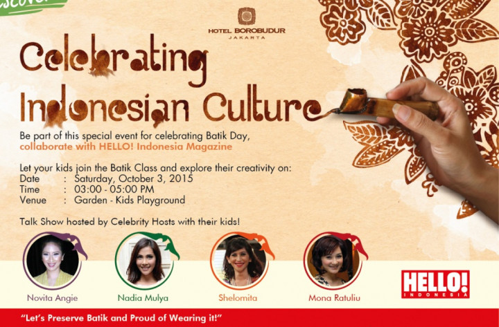 Ajak Si Kecil Membuat Batik Sendiri di Hotel Borobudur Jakarta