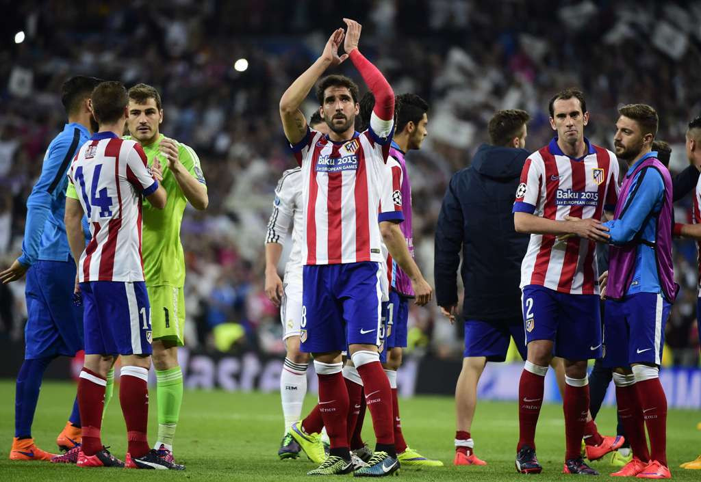 Suasana laga Derby Madrid pada musim lalu.  (AFP PHOTO / GERARD JULIEN)