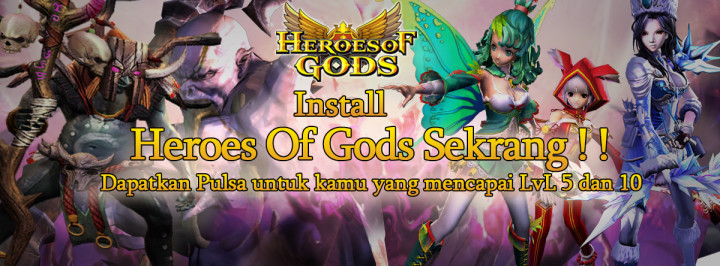 Game Lokal Heroes of Gods Telah Tersedia untuk Android  
