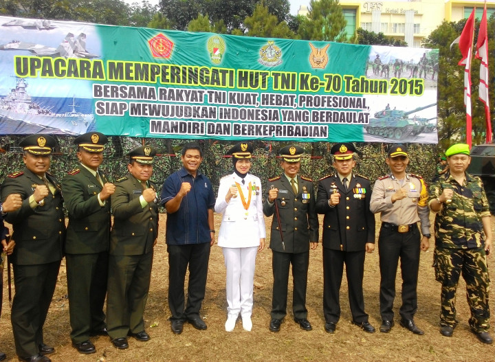 Airin Harap Sinergitas Pemda & TNI Semakin Baik
