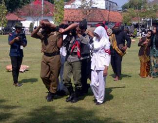 Kodim Pamekasan Tampilkan Drama Palagan Ambarawa