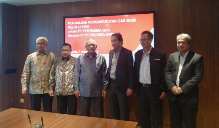 Pertagas Angkut Gas ke Pabrik Petrokimia Gresik