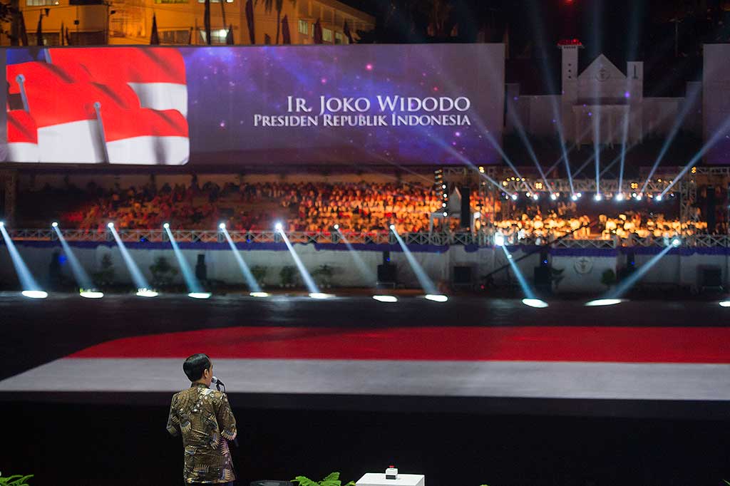 Jokowi Buka Pesparawi Nasional XI