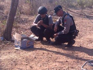 Bom yang Diledakkan Brimob Diduga Milik TNI AD