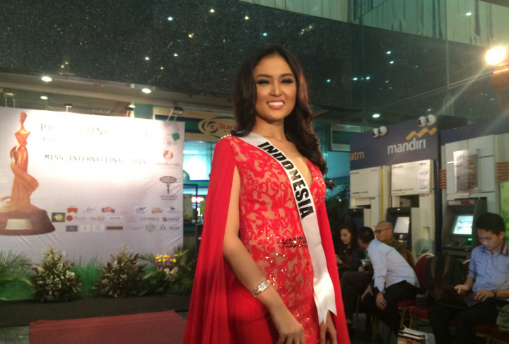 Chintya Fabiola Wakili Indonesia di Ajang Miss Internasional 2015 