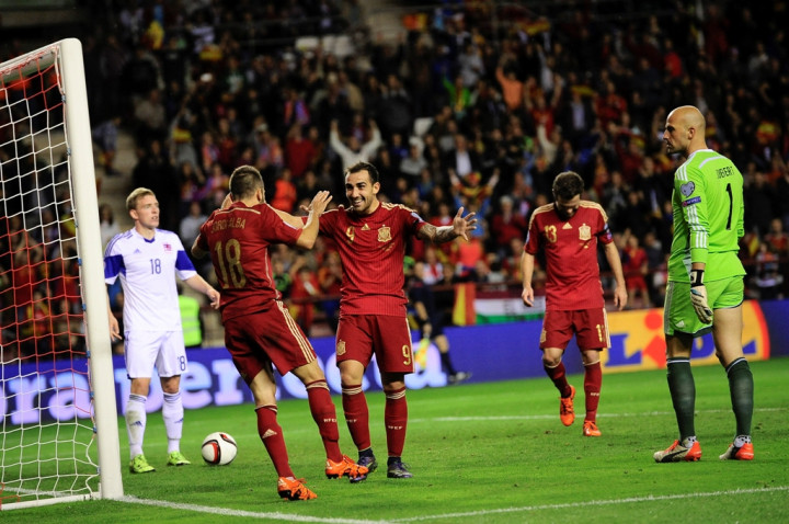 Menang Telak, Spanyol Dipastikan Mentas di Piala Eropa 2016