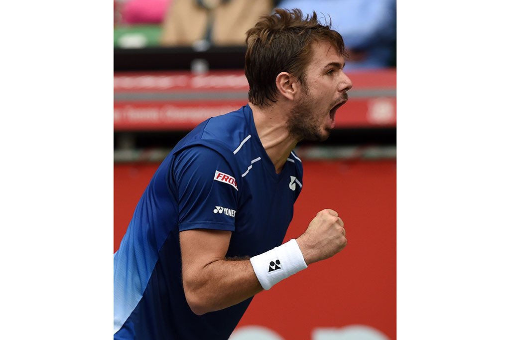Wawrinka Tundukkan Gilles Muller