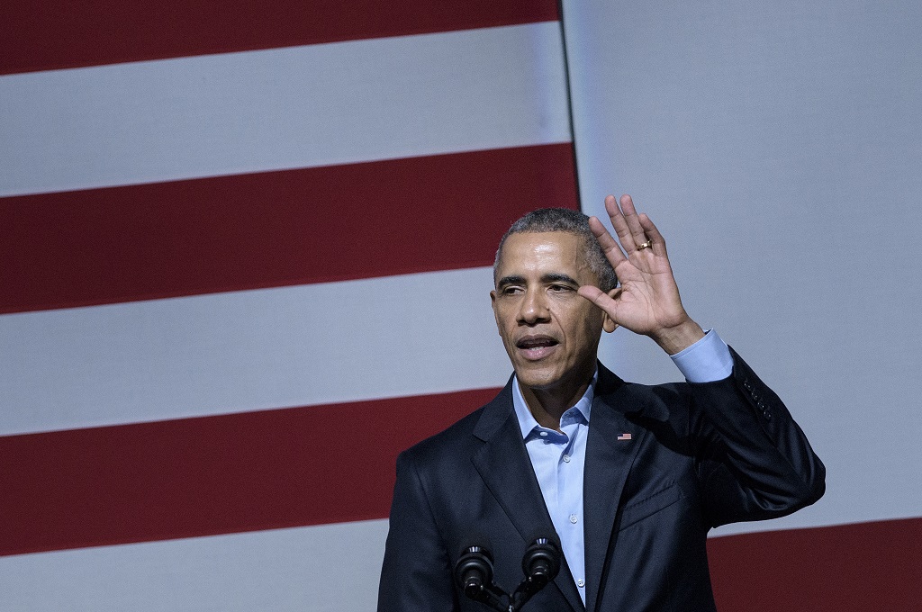 Presiden AS Barack Obama dalam acara Komite Nasional Demokrat di California, AS, Sabtu (10/10/2015). (Foto: AFP / BRENDAN SMIALOWSKI)