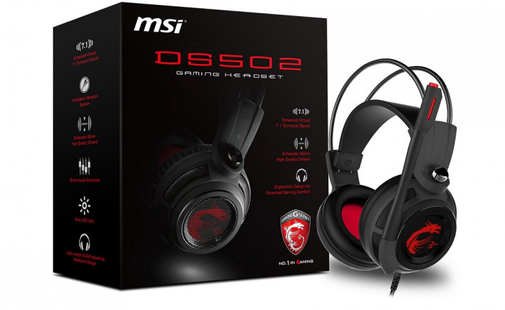 DS502, Headset Gaming Terbaru dari MSI