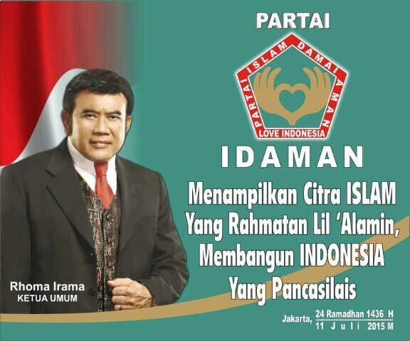 Rhoma Irama Klaim Punya Kader di Seluruh Indonesia 