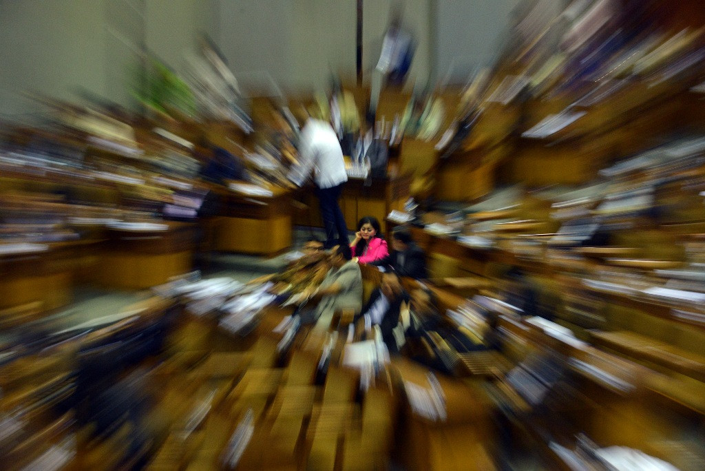 Ilustrasi ruang sidang DPR. (FOTO: MI/SUSANTO)