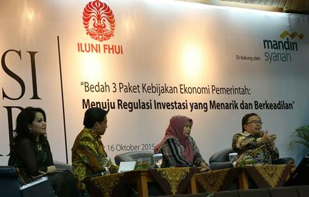Paket Kebijakan Ekonomi Perlu Dibarengi Kepastian Hukum