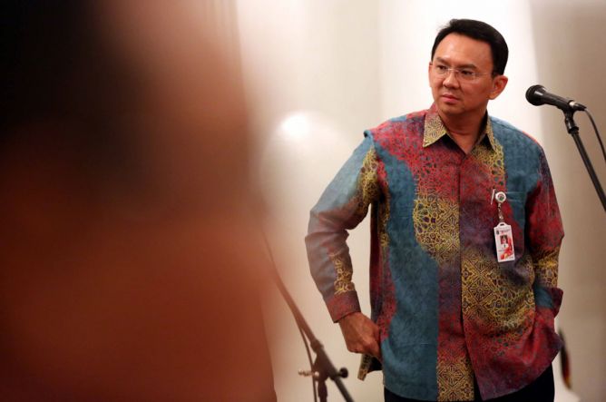 Gubernur DKI Jakarta Basuki Tjahaja Purnama/MI/Ramdani